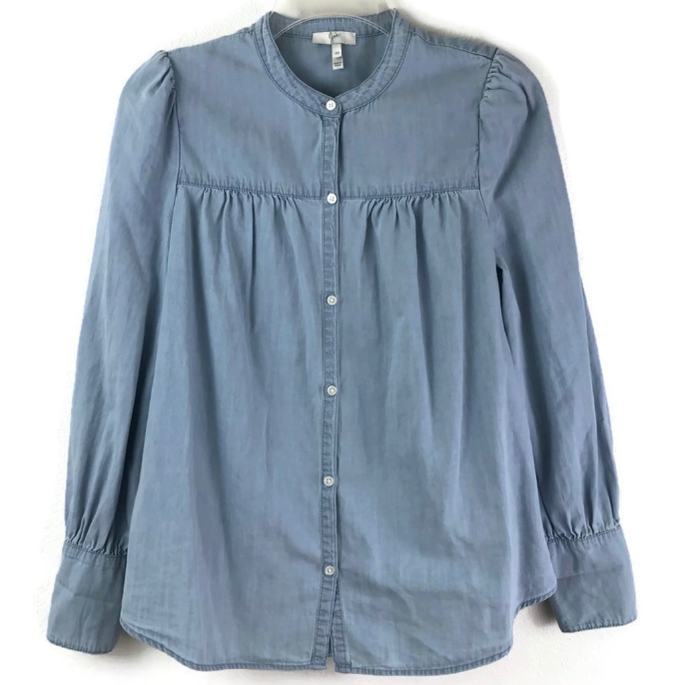 Joie Shirt Aubrielle Button Up Chambray Top